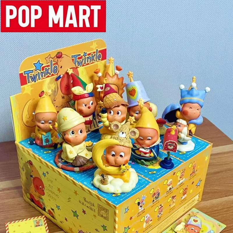POP MART We Are Twinkle Twinkle Series Blind Box Pvc/Abs Anime Figure Cute Desktop Trendy toy Ornament Collection Festival Gifts