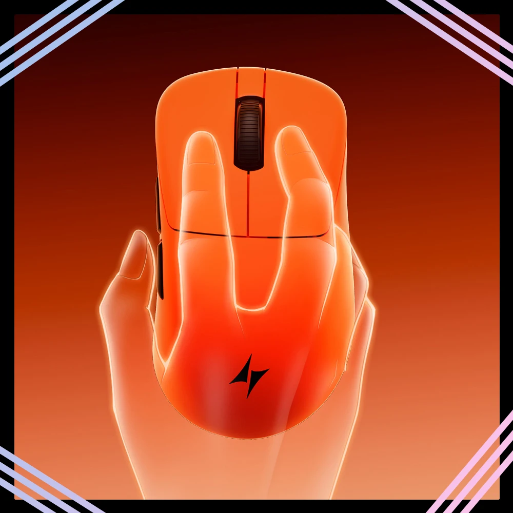 ATK Blazing Sky Z1V2 Ultimate Wireless Mouse Dual Mode PAW3950 Ultra 8000Hz Polling Rate Mouse Right-Hand Gaming Mice PC Gifts