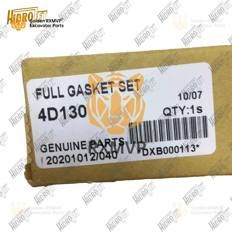 For Excavator Accessory 4d130 Full Gasket Kit 6114-k1-1001 6114-k2-1001 6114-k2-1002 6114-k2-1003 Construction Machinery Parts