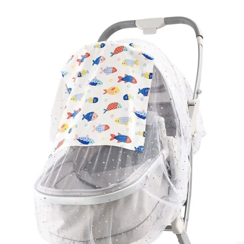 شبكة ذبابة لعربات الأطفال الرضع، غطاء شبكي ناعم ومسامي، حماية آمنة للرضع في الهواء الطلق #5