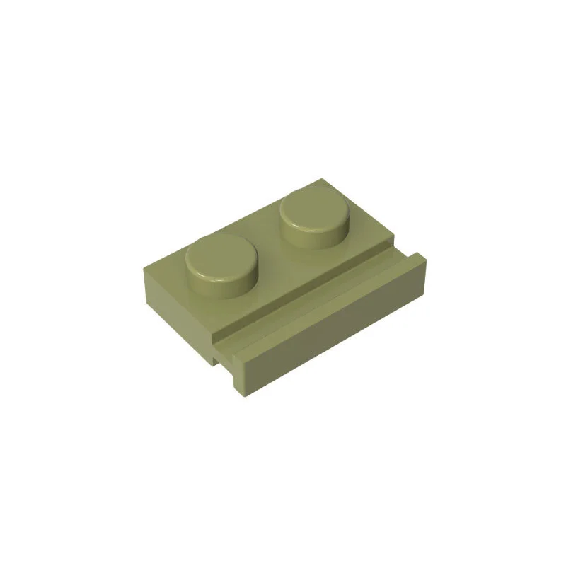 50 Stück 32028 Modifizierte 1x2 mit Türschiene und Spezialnut Spielzeug für Technische Bausteine Geschenk Kompatibel zum Zusammenbauen DIY MOC – Detail 2