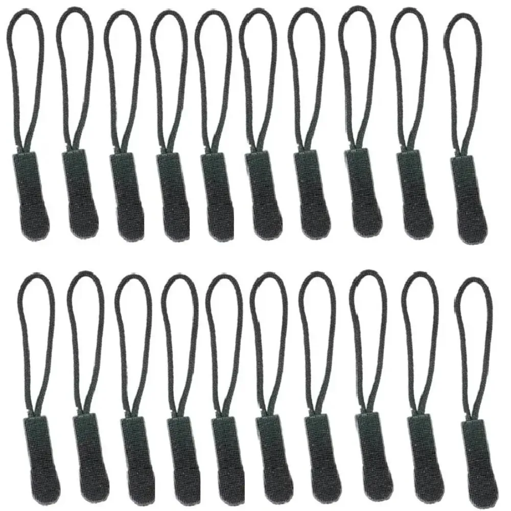 20Pcs Replacement Zipper Pulls Cord Extender for Backpacksjackets Luggage Purses Handbags