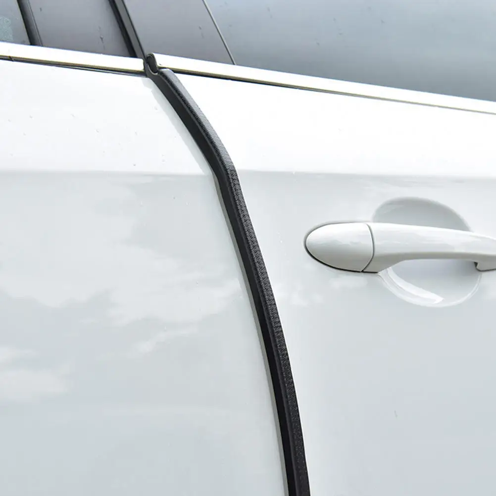 4 Meters PVC Car Door Seal Strip Soundproof Weatherstrip Anti-Collision Trim Protector for Automobile Bumper Grille Hatch view 3