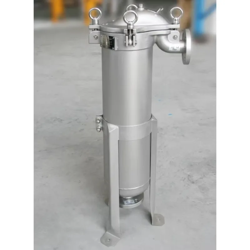 

Stainless steel food single bag filter for juice, honey, milk and syrup water treatment