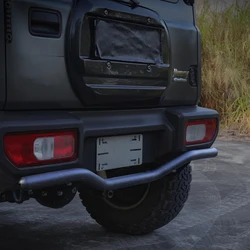 Rear Bumper For Suzuki Jimny Gen 4 JB64 JB74 2019 2020 2021 2022 2023 Steel Jimny Bumper Bar Rear Body Kit Exterior Accessories