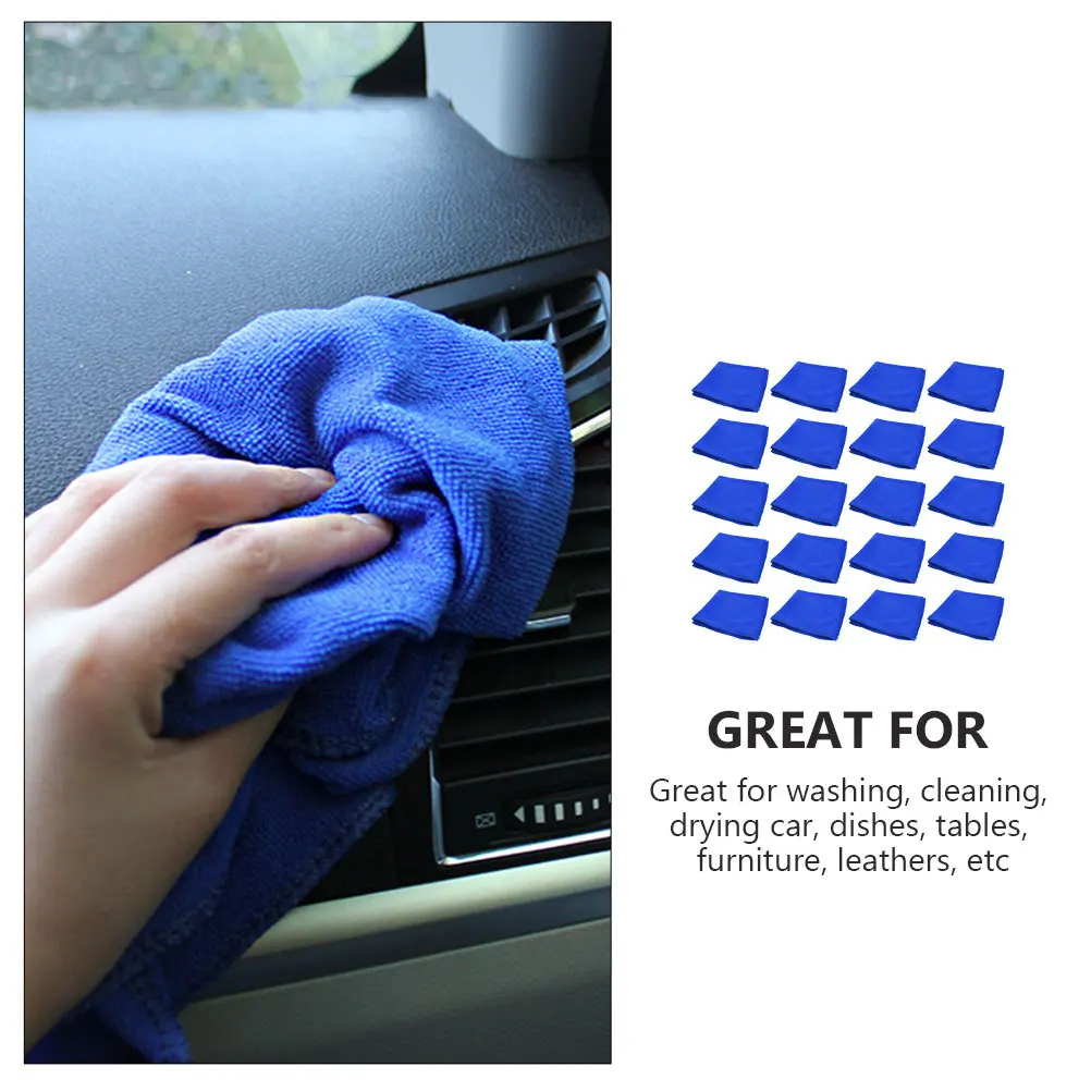 

50Pcs Car Washing Towel Ultra Absorbent Microfiber Auto Drying Cloths for Cars Furniture Cleaning Tools
