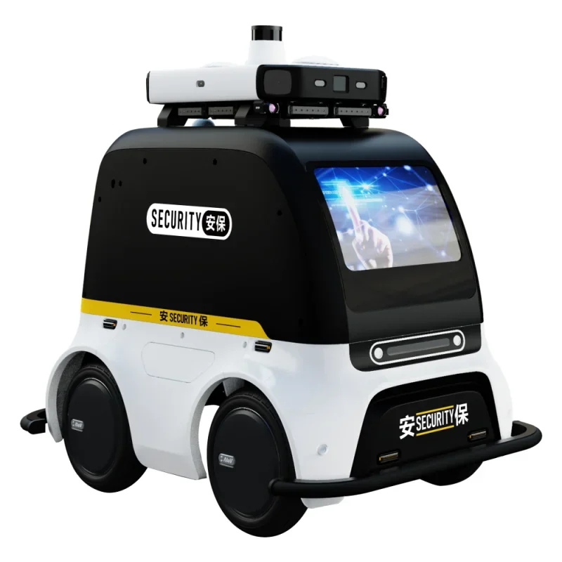 

AI Intelligent Security Robot Patrol Outdoor Indoor Vision Sensors Smart Security Autonomous Mobile Robot