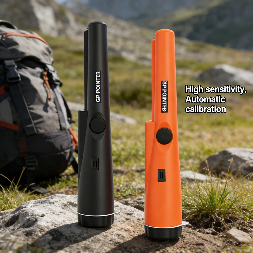 Professional Treasure Hunter Pointer Handheld Metal Detector Finder Pinpointer Probe Pinpointing Waterproof 360 Side Scan