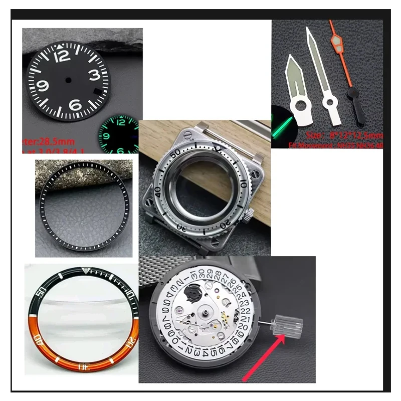 Mod Watch DialCustomized Product Customer Logo OEM ODM Fit  NH35 NH36 Movement