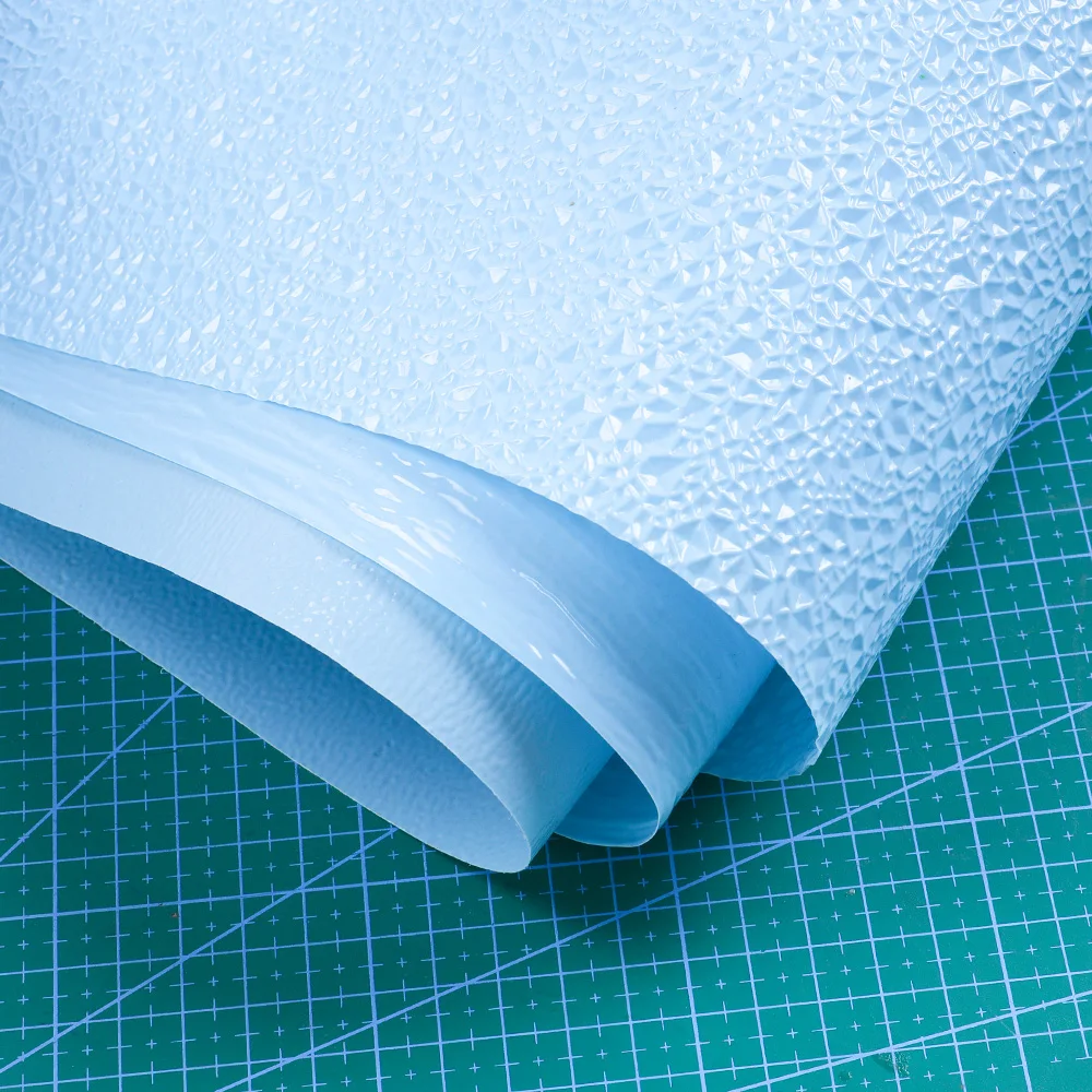 Blue/Transparent Simulation Lake Water Wave Paper PVC Materials Model For Making Diy Water Surface Scene Layout Diorama Kit 3Pcs