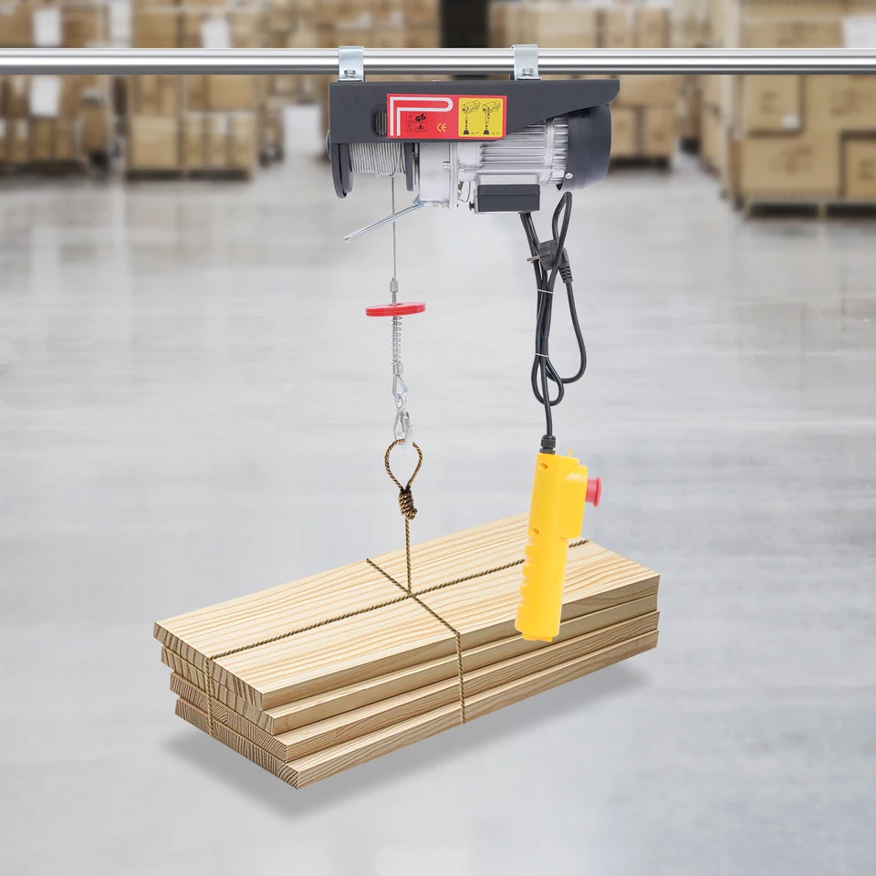 550W Electric Hoist with Dual Rope Control and 250kg Capacity