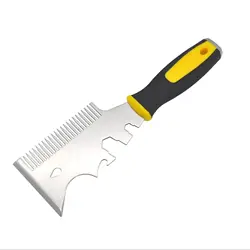 LiTuiLi 13 in 1 Multi Use Putty Knife with Knock Stainless Steel Paint Scraper Removal Construction Tool Wallpaper Can Opener