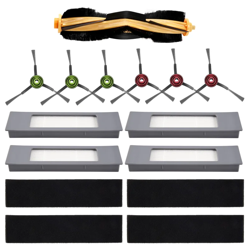 Abud-filtro rolo escova lateral para ecovacs deebot ozmo 920 950 t5 t8 aivi robô vácuo peças de reposição acessórios