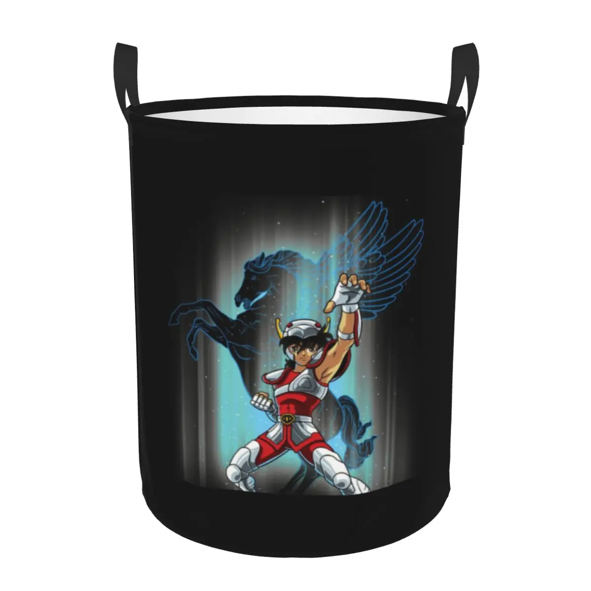 Seyia Of Pegasus Laundry Basket Collapsible Large Capacity Clothes Storage Bin Saint Seiya Knights of the Zodiac Baby Hamper