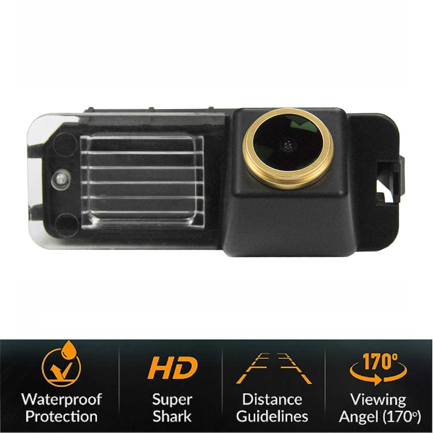 

HD 1280x720p Rear View Camera for Seat Altea/Leon 2/3, Skoda Superb I, Bora/EOS/Golf MK5 MK6 Passat B7 CC Amarok,Backup Camera