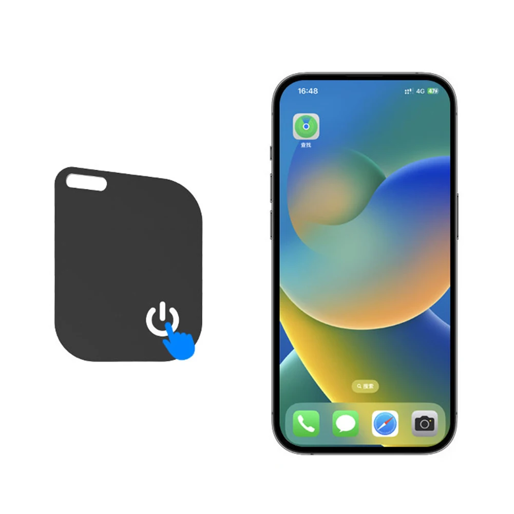 

Wireless Charging Wallet Tracker Card Waterproof Works for Apple Find My Ultra Slim Tracking Card for Effortless Wallet Tracking