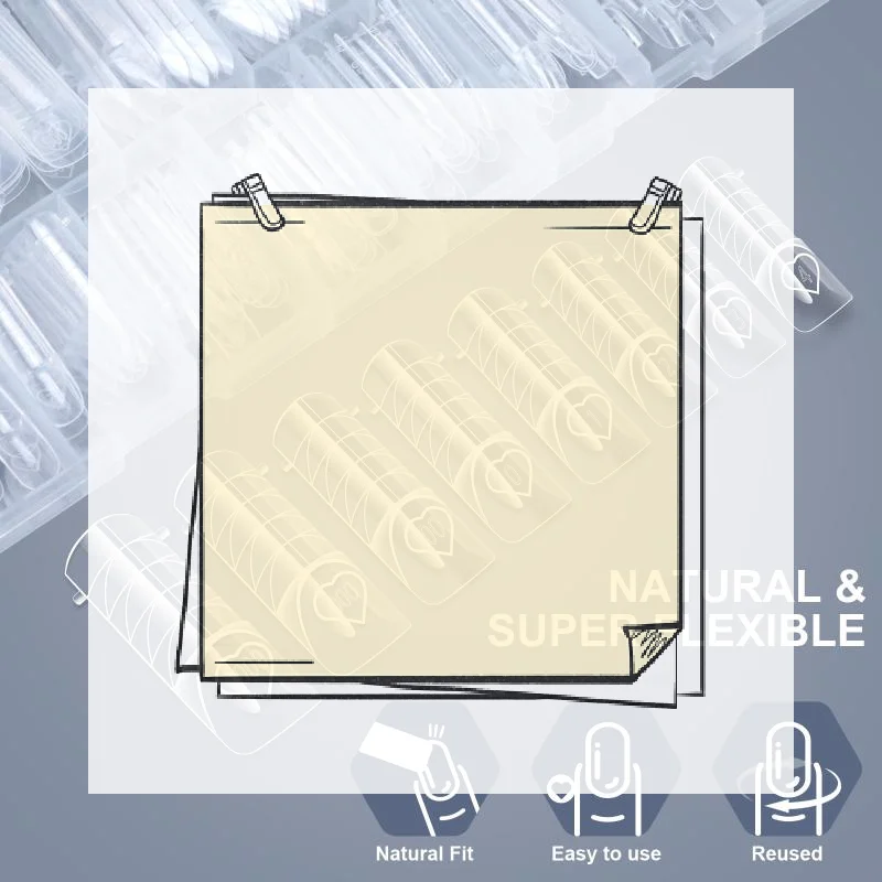 kit-com-150-pecas-de-moldes-duplos-transparentes-para-unhas-com-guias-pre-impressas-em-varios-tamanhos-para-uso-domestico-diy-nail-art-e-salao-de-beleza