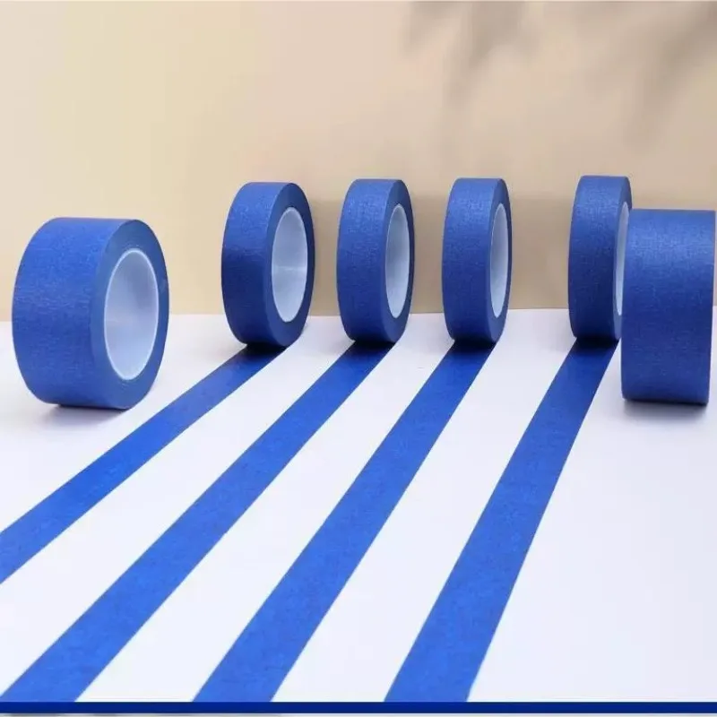 20M Blue masking masking masking paper and paper, painted tape, painting art tape, suitable for cleaning and peeling paper tape