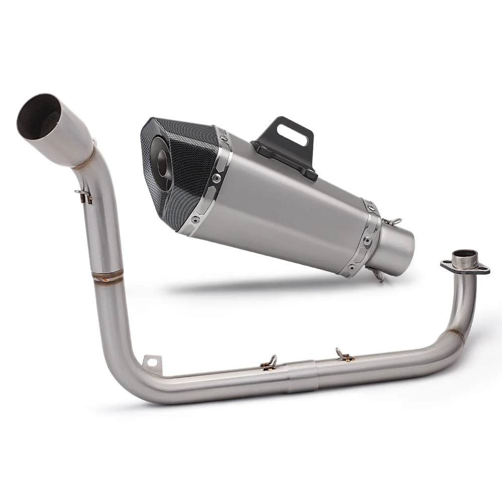 

For MSX 125 2012 to 2020 Grom 125 MSX125 Under Seat Escape Motorcycle Exhaust Muffler Header Link Pipe Slip-on