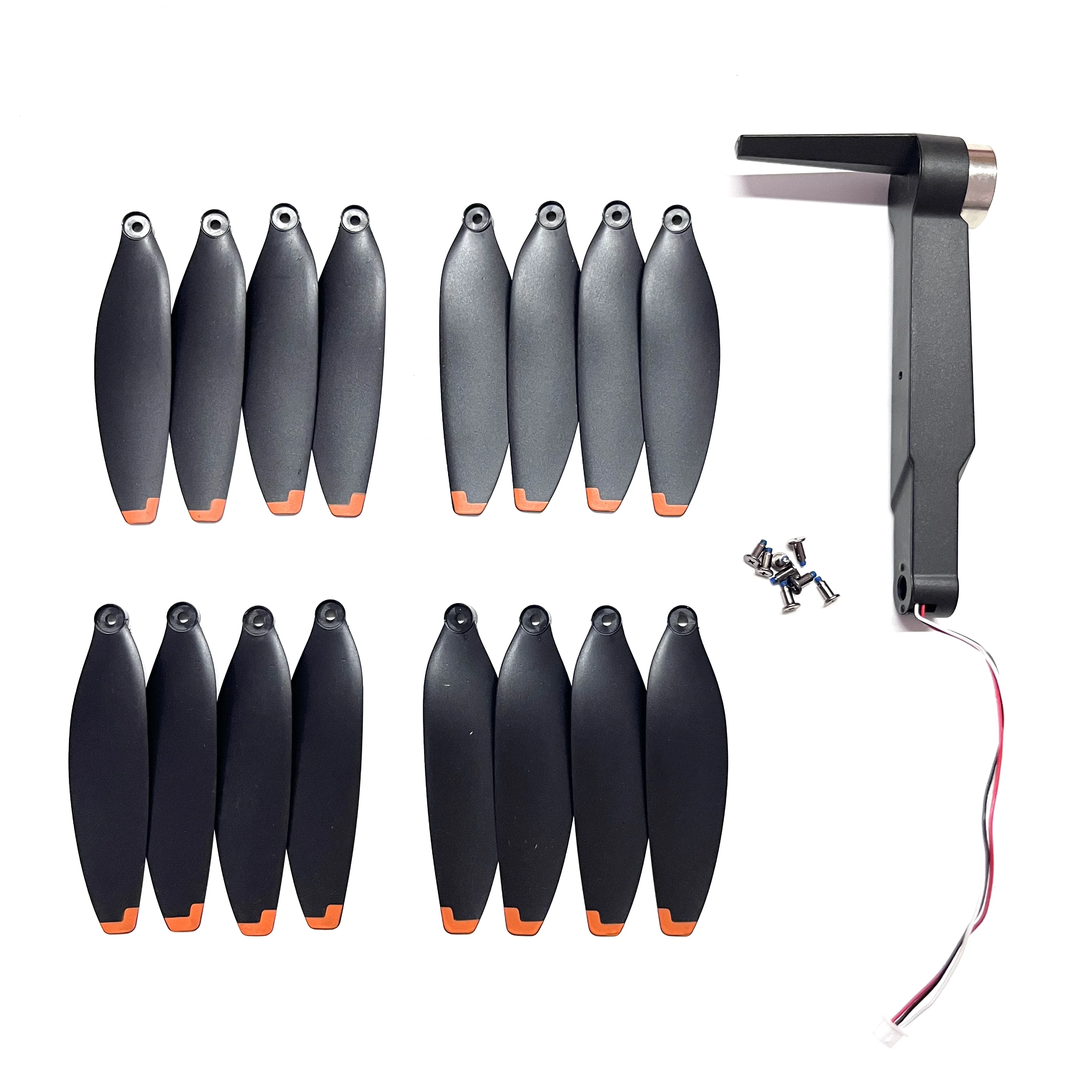 기존 V198 GPS RC 쿼드콥터 엔진 모터 예비 부품 V198 MAX 암 브러시리스 모터 암 프로펠러 블레이드 액세서리