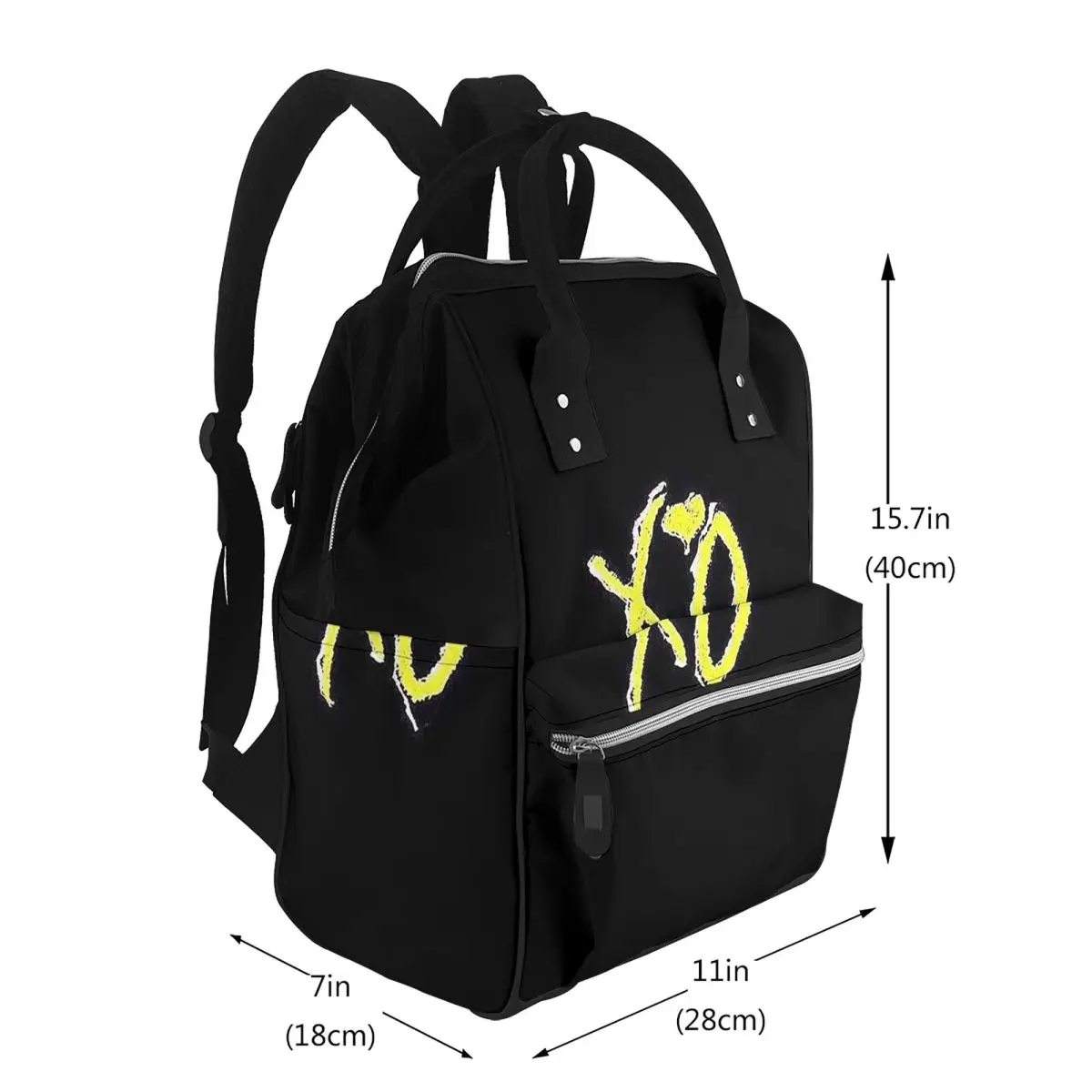 Rapper The Weeknd Blinding Lights Dawn FM Student Backpack School Bag Hiking Travel Daypack for Men Women Bookbag Shoulder Bags