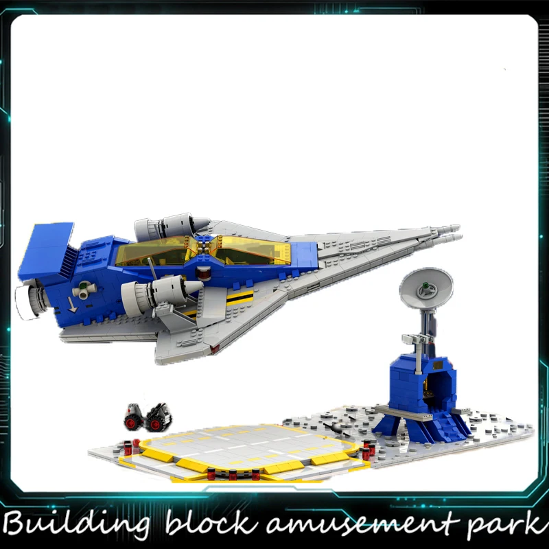 

Space Series MOC Spaceship Explorer Cruiser Set Model Building Block Technology Assembly Brick Toy Christmas Gift For Children