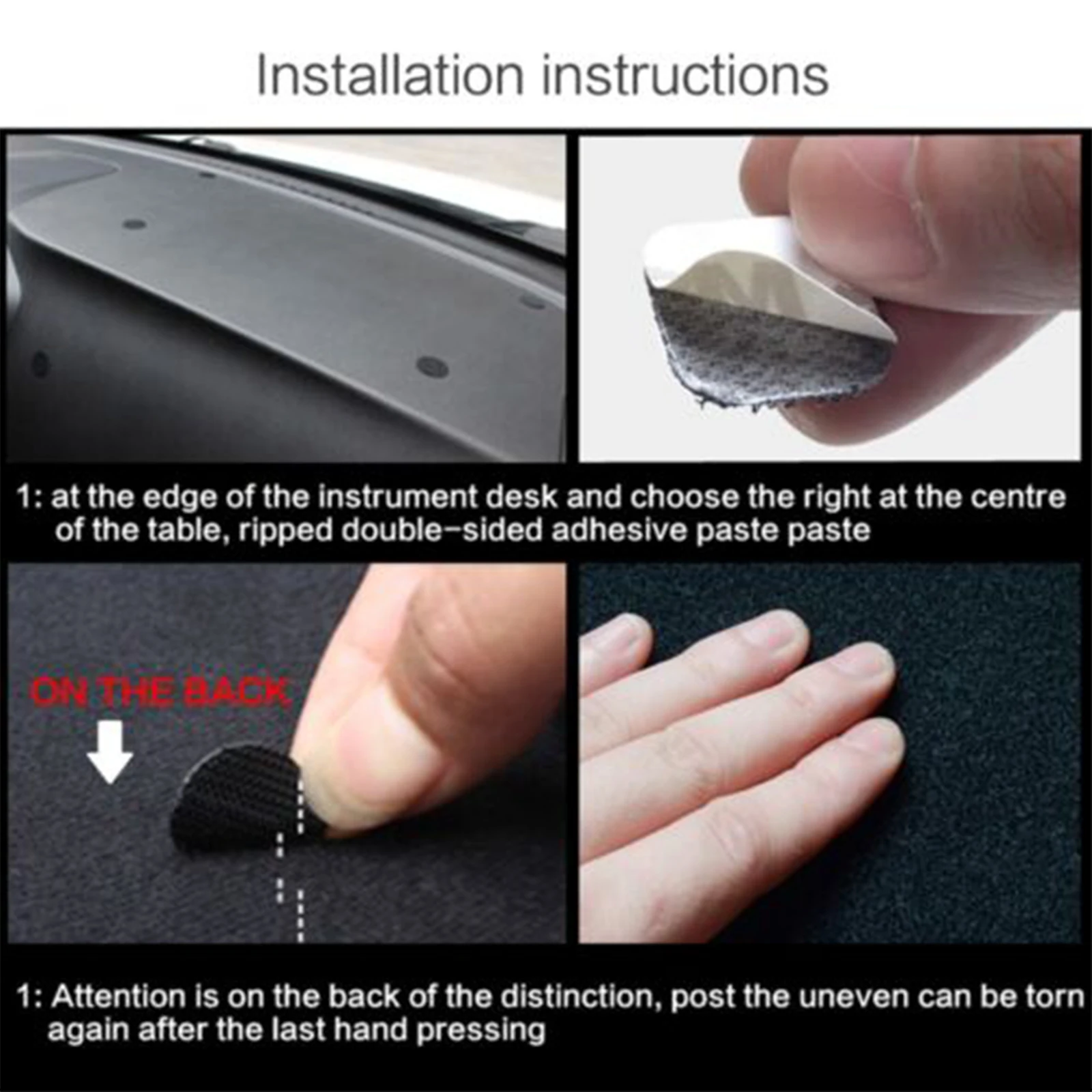 for Peugeot 3008 2009-2013 2014 2015 Car Dashboard Cover Dashmat Sunshade Anti‑UV Anti‑Glare Dash Mat Interior Accessories view 5