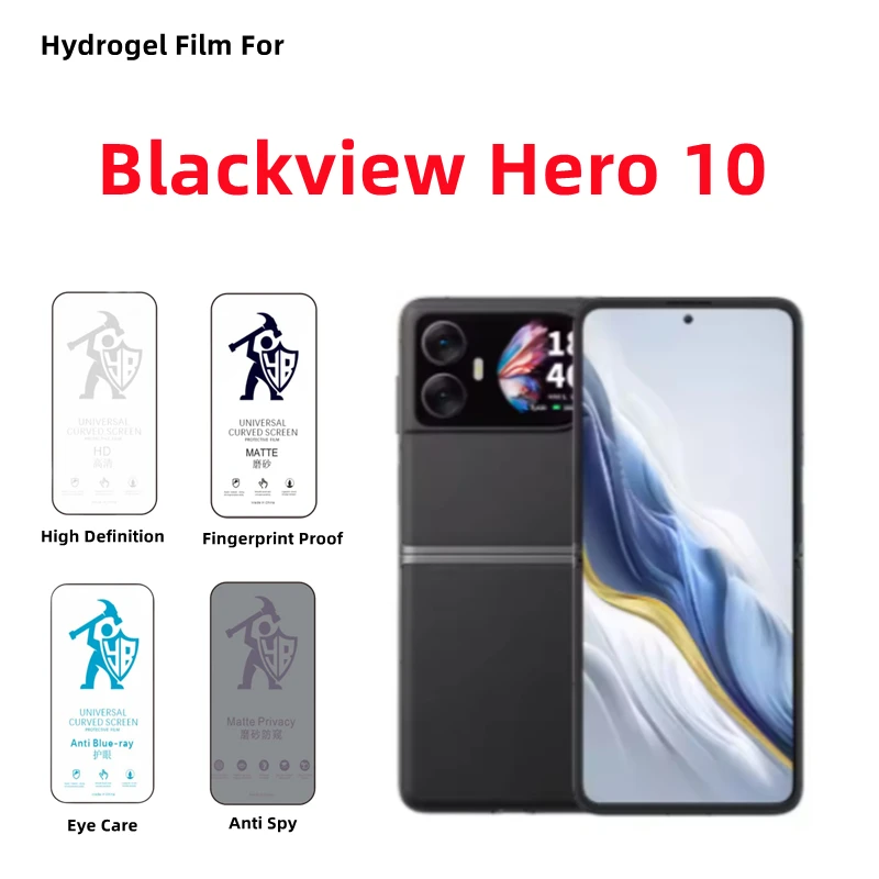 

2pcs HD Hydrogel Film For Blackview Hero 10 Matte Screen Protector For Blackview Hero 10 Privacy Matte Full Cover Protect