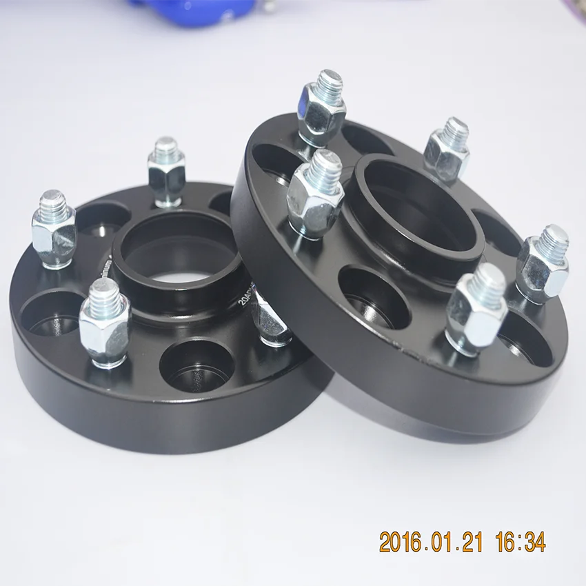 

2PCS 5x115|5x4.53"|4.53inch 70.3mmCB|12X1.5thread|25 or 30mm thickness Hub Centric Aluminum Car Wheel Spacer