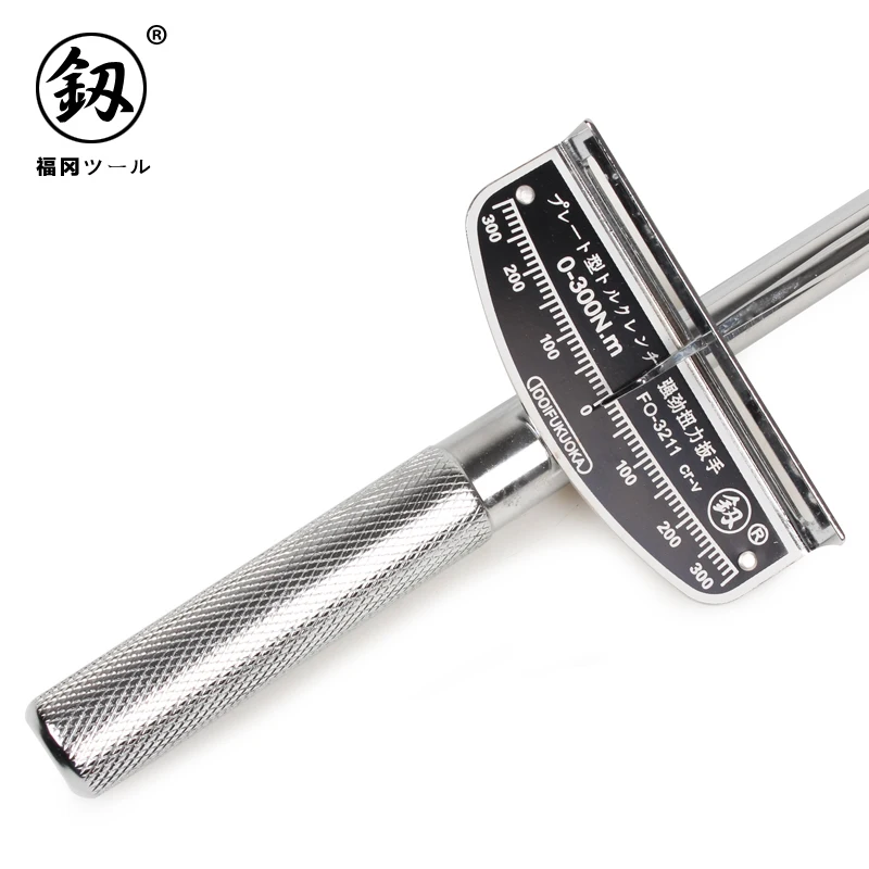 Japan Fukuoka Tools Torque Wrench Pointer 30 kg Torque Adjustable Wrench Socket Wrench