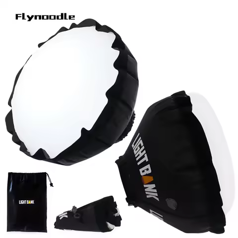 LIGHTBANK AlR Dome 60 Portable Round Softbox Ultralight Ball Diffuser Quick Install Grid For Photography Studio Video Light Lamp