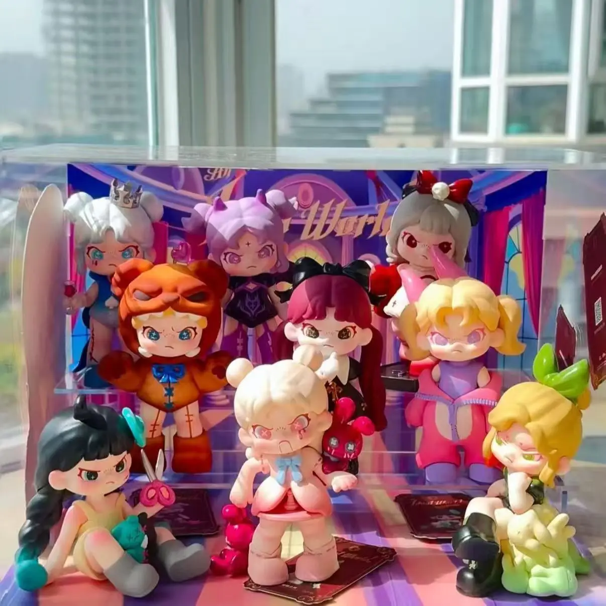 DORA Fantasy Paradise – boîte aveugle de 6e génération, jouet tendance, ornement de bureau, Style chinois, fait à la main, cadeau mignon