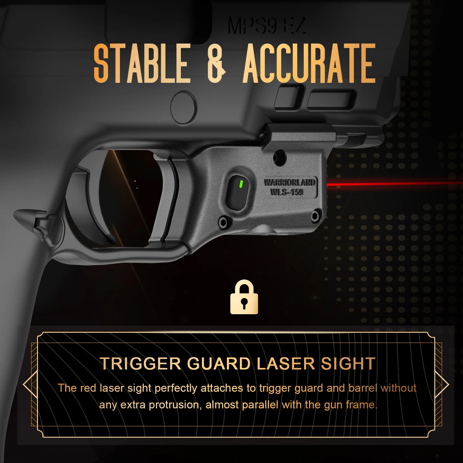Only Fit M&P Shield EZ 9mm/380 Shield EZ,Red/Green Laser Sight,Not Provide Battery,Power Indicator,IWB Kydex Right hand Holster.