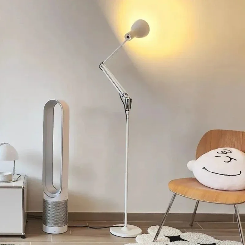 Color cooperation adjustable angle floor lamp