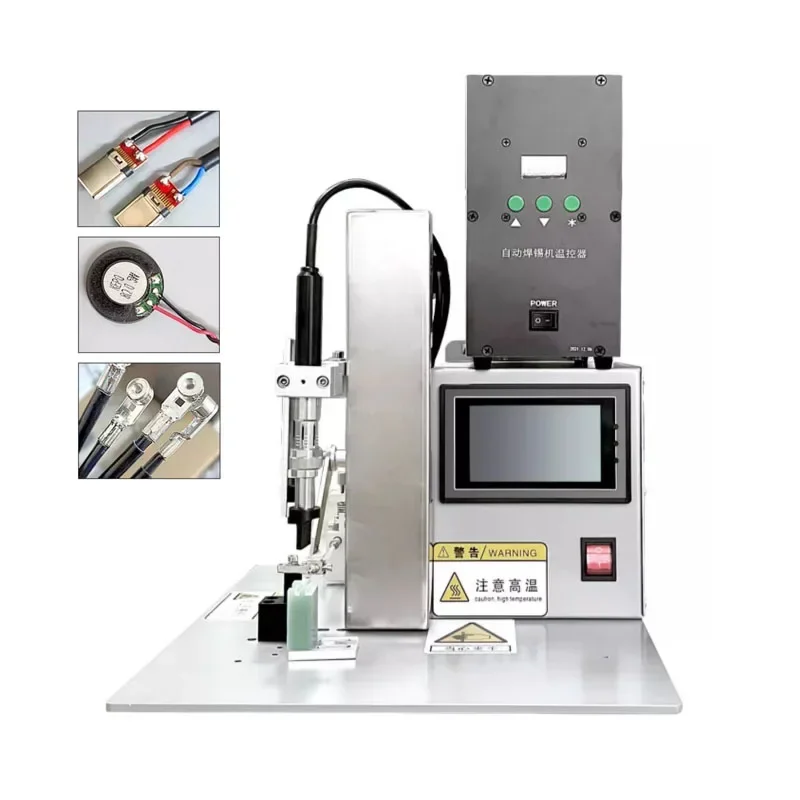 Semi automatic soldering machine, electronic circuit board, foot operated switch, USB soldering spot welding machine