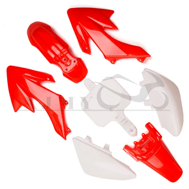 مجموعة هدايا الدراجات النارية Honda XR50 CRF50 - واقي الطين البلاستيكي وغطاء لوحة الأرقام للدراجات الترابية 50/70/90/110/125CC
