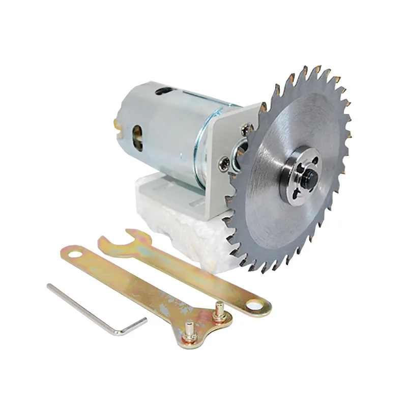 DIY Lawn Mower Set DC 12V 24V High Torque 895 Motor Manganese Steel Blade Garden Mowing Tools Mini Grass Cutting Machine Tool