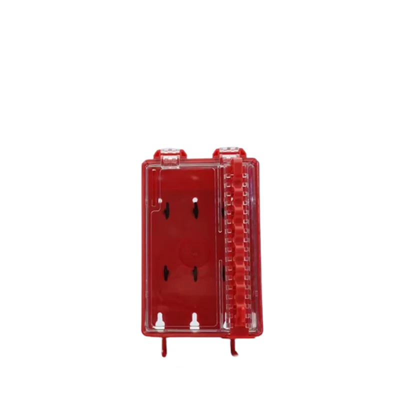 

Mini Wall-Hanging Plastic Safety Group Lockout Box Large-sized Equipment Multiple Multipoint Conctrol Co-management LOTO Device