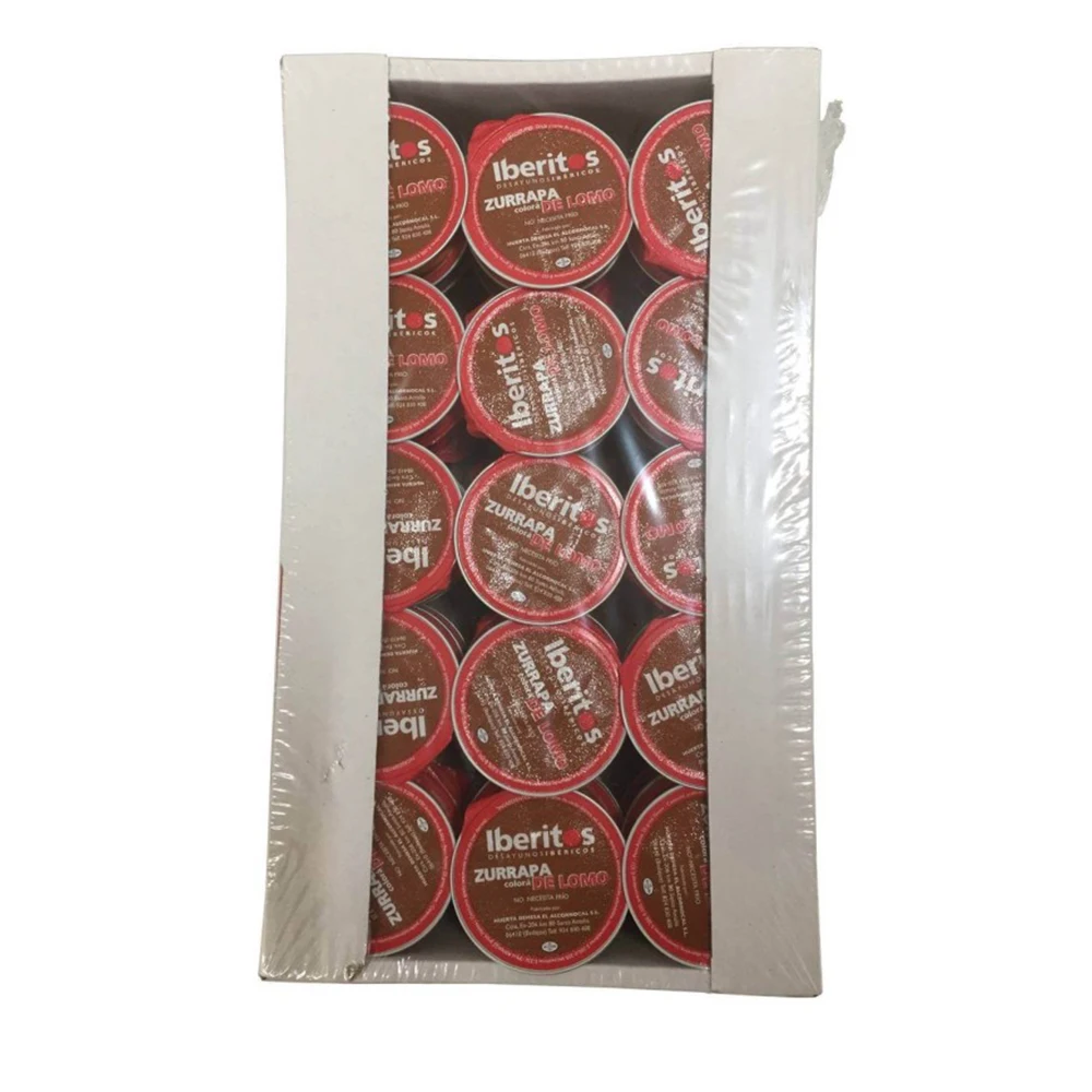 Zurrapa de lomo colorá Iberitos bandeja de 45 unidades x 25 gramos