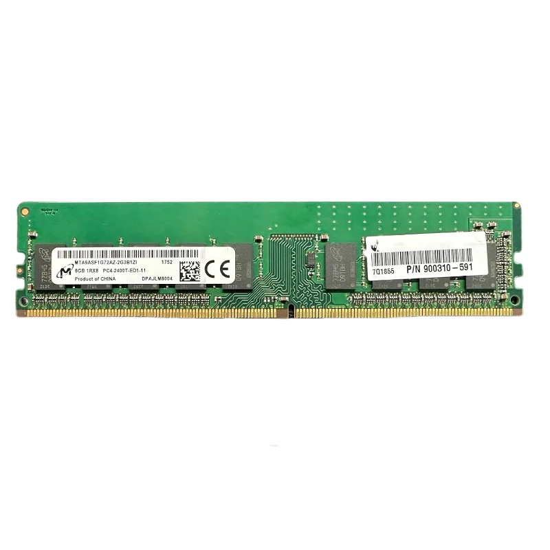 

Оперативная память Micron DDR4 ECC, 8 ГБ, 2400 МГц, серверная память, 8 ГБ, 1Rx8, PC4-2400T-ED1, серверная компьютерная память