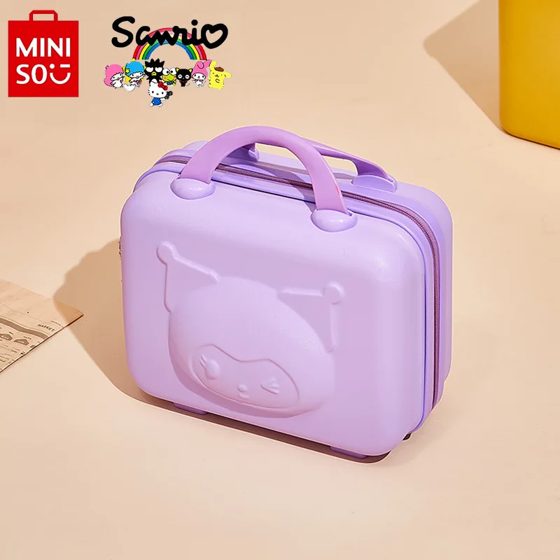 Miniso Kulomi 여성용 암호 여행 케이스, 패셔너블한 하이 퀄리티 수하물 가방, 다기능 휴대용 보관 가방, 2024 신상