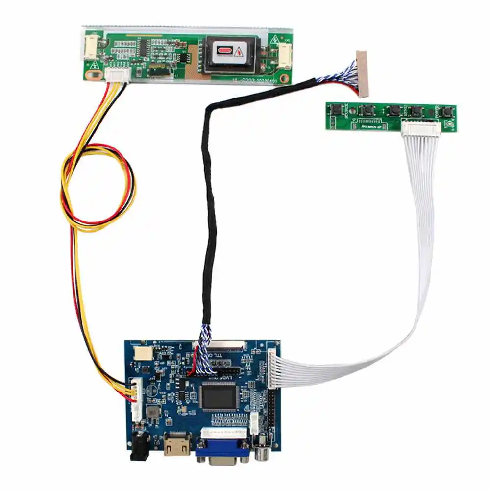 50 Pin Lcd Controller Board Ttl Vga 2Av Board 1024X768 15 Inch Tft Lcd Controller Board for 15'' G150Xg03 V2 V3 Lcd Screen