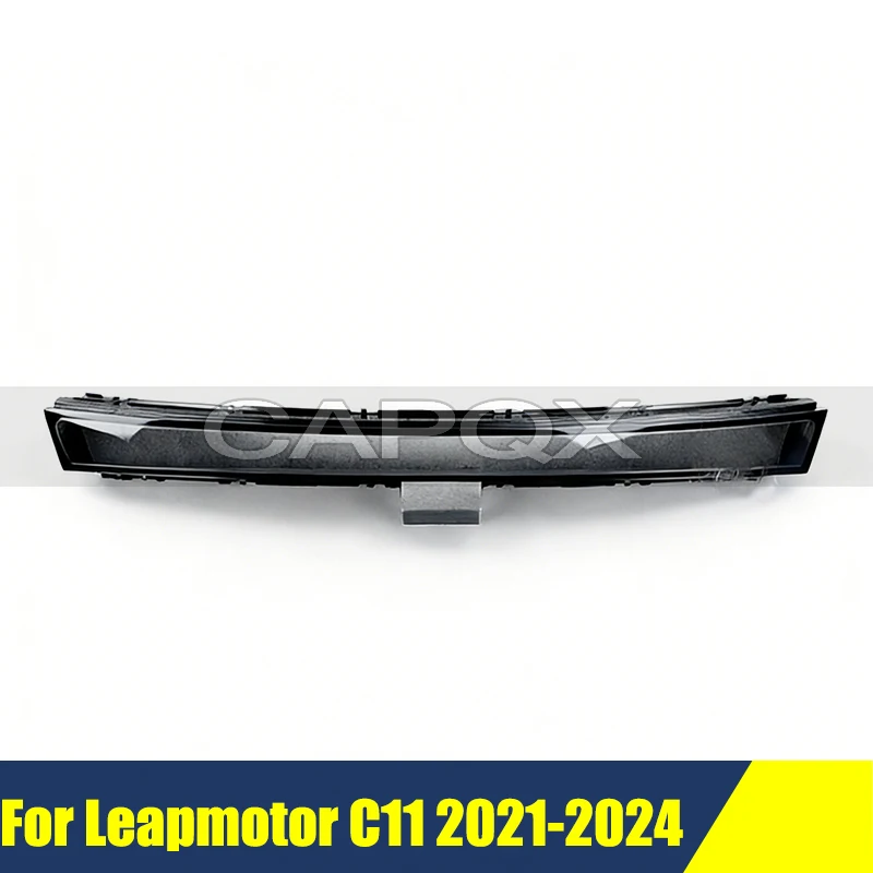 Car Front Through Light Cover For Leapmotor C11 2021-2024 Front Screen LED Center Light Modification Part Accessories