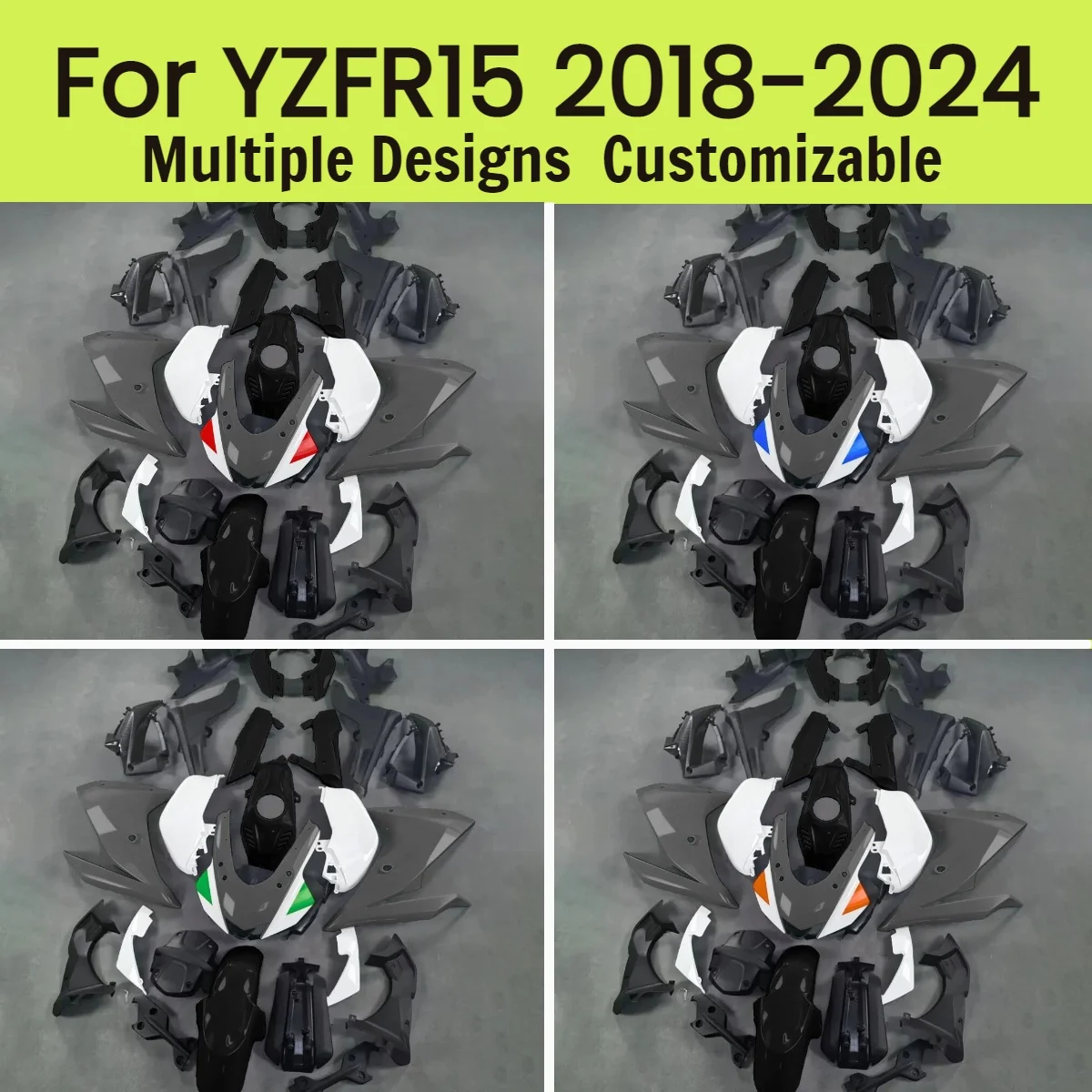 YZF R15 2018-2024 ABS Injection Fairing Kit for Yamaha YZFR15 18-24 Motorcycle Customization Fairings