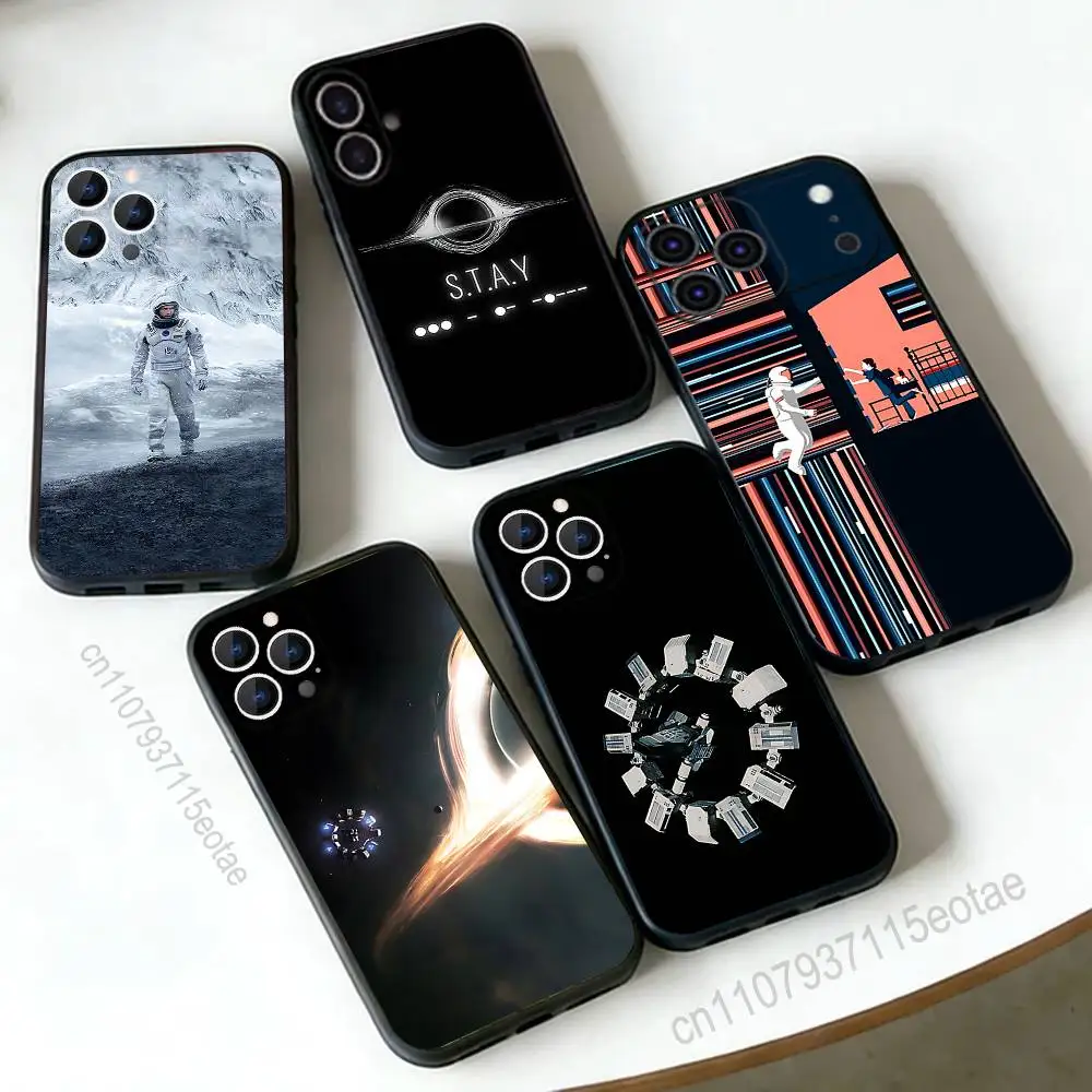 

FILM I-Interstellar movie Phone Case For iPhone 17,16,15,14,13,12,11,Pro,Max,Plus,E,Air,Mini Black Shockproof Funda Cover