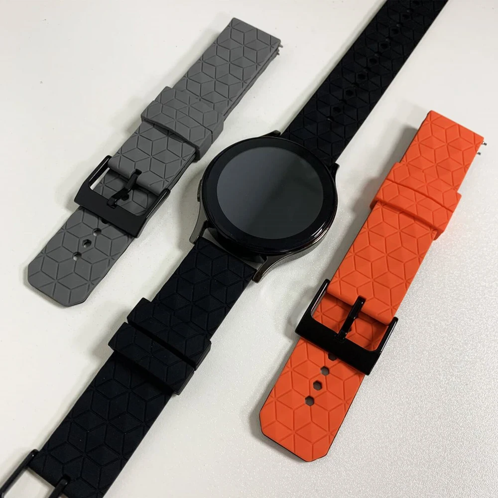 22 مللي متر 20 مللي متر سيليكون لينة حزام ل Garmin Venu sq 2 3 Vivoactive 5 6 4 Forerunner 570 165 265 255 الموسيقى سوار رياضي حزام الساعات