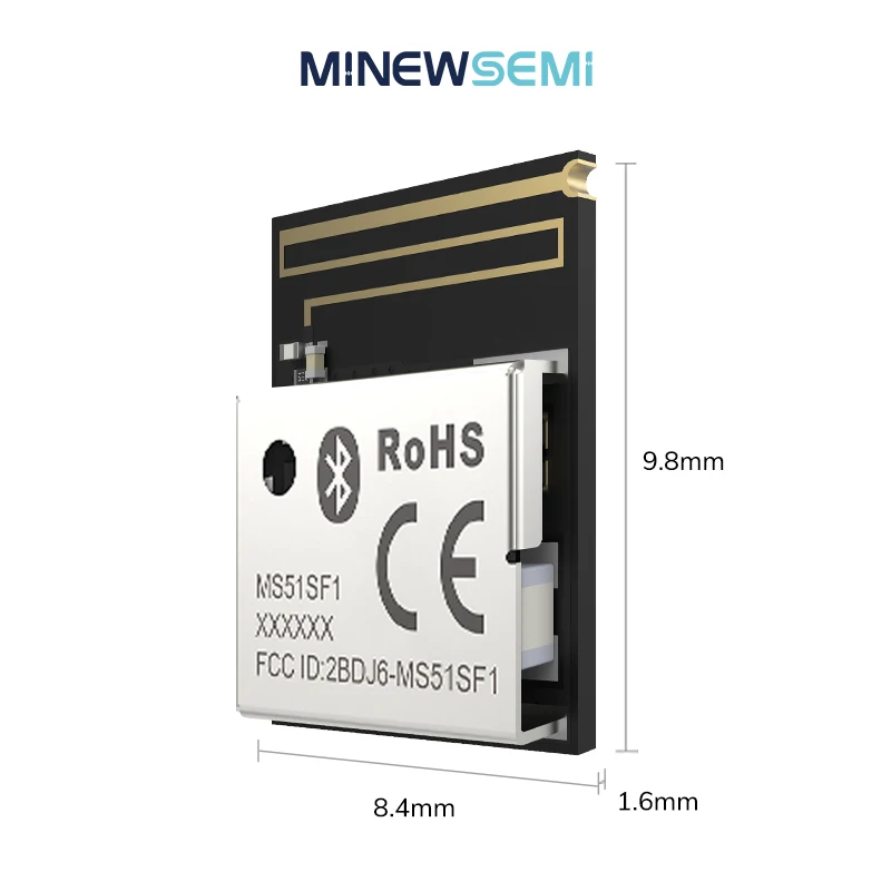 Tiny 20GPIO Bluetooth Low Energy BLE 5.2 nRF52833 Module 512 kB Flash 128 kB RAM IOT Modules