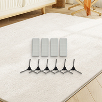 For Blaupunkt For Bluebot For XPOWER+ Compatible Accessories Side Brushes & Filters for Effective Dust Capture