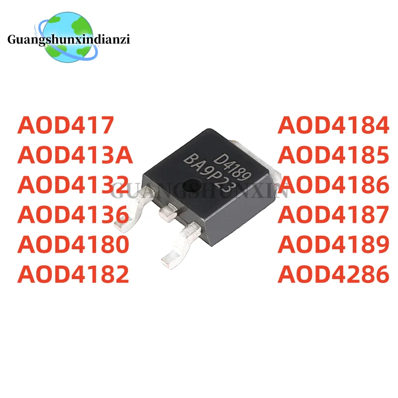 10PCS 100% NEW D417 D413A D4132 D4136 D4180 D4182 D4184 D4185 D4186 D4187 D4189 D4286 TO-252 Best Quality In Stock