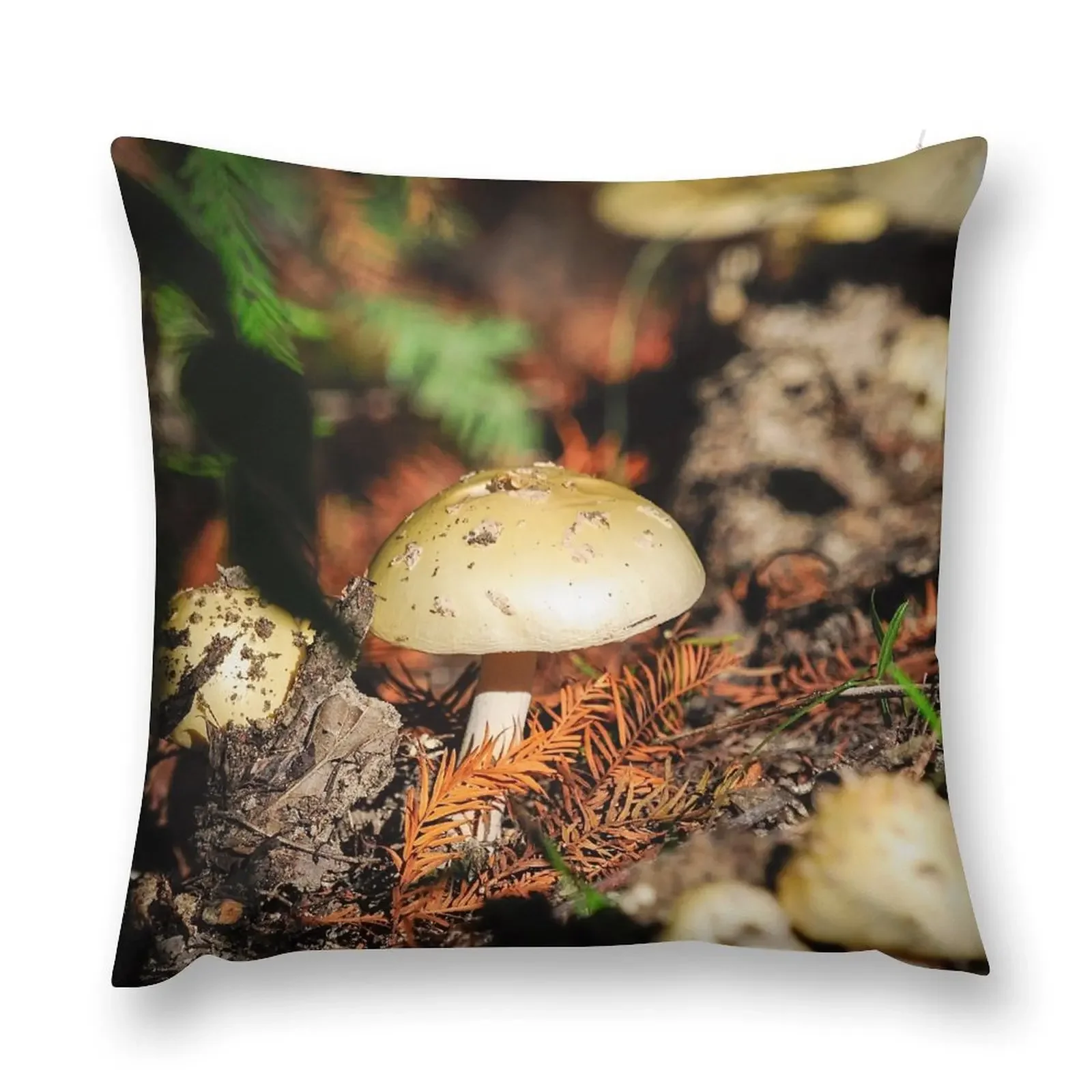 

Mushroom in the Woods Throw Pillow bed pillows Pillowcase Decorative Cushions For Luxury Sofa Room decorating items pillow